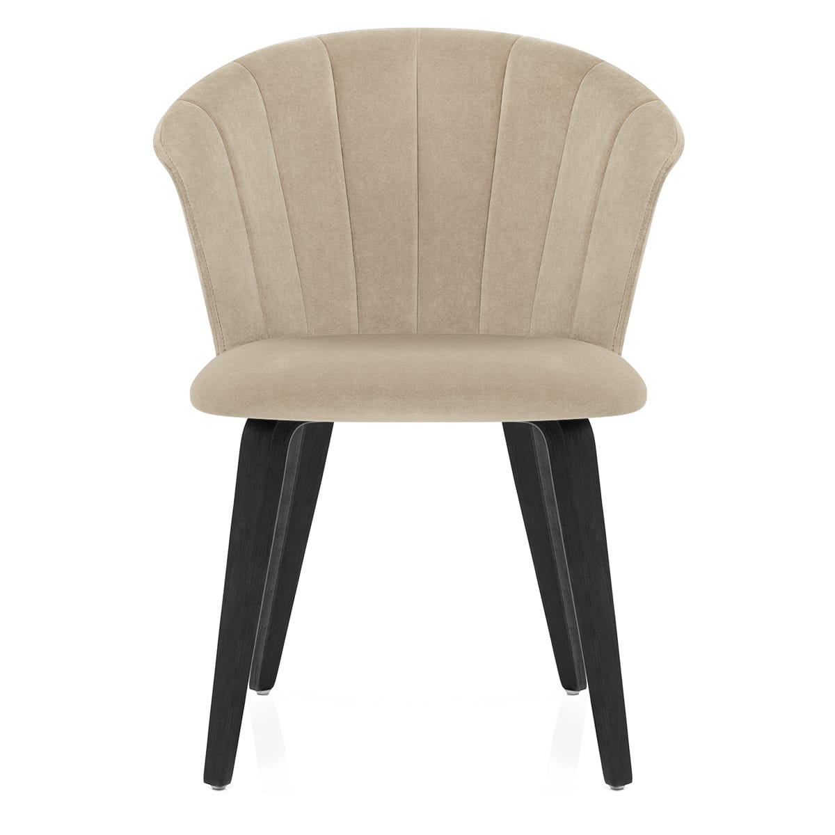 Scroll Dining Chair Mink Velvet