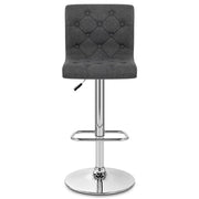 Seattle Gas Lift Stool Charcoal Fabric