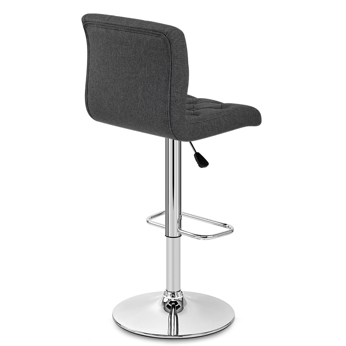 Seattle Gas Lift Stool Charcoal Fabric