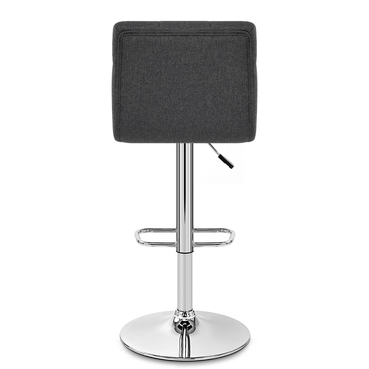 Seattle Gas Lift Stool Charcoal Fabric