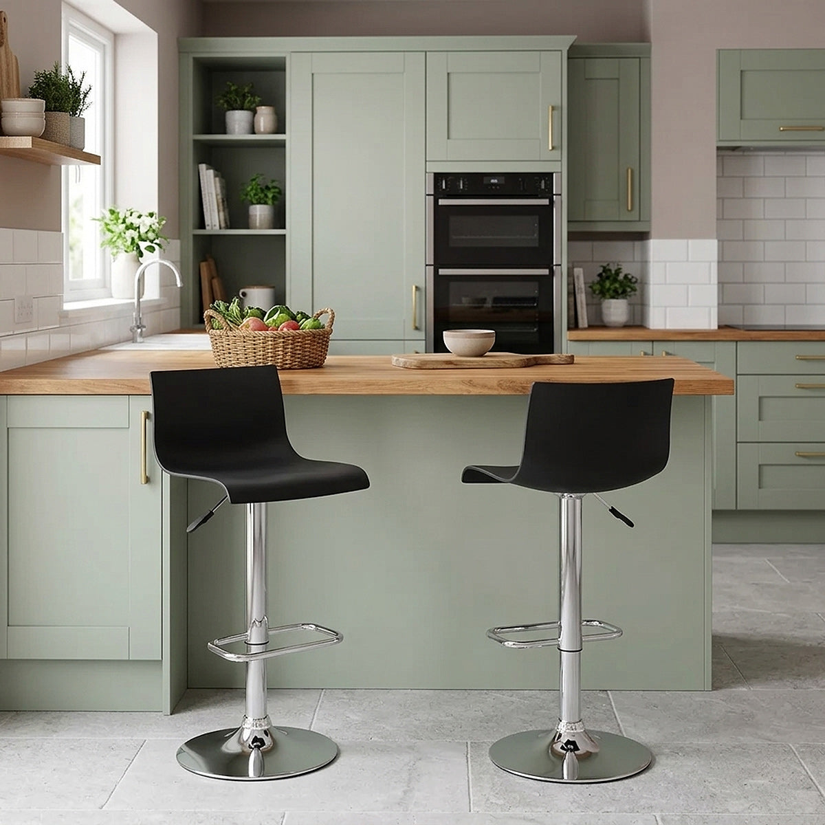 Serena Bar Stool Black