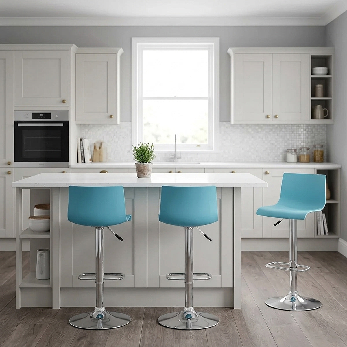 Serena Bar Stool Blue