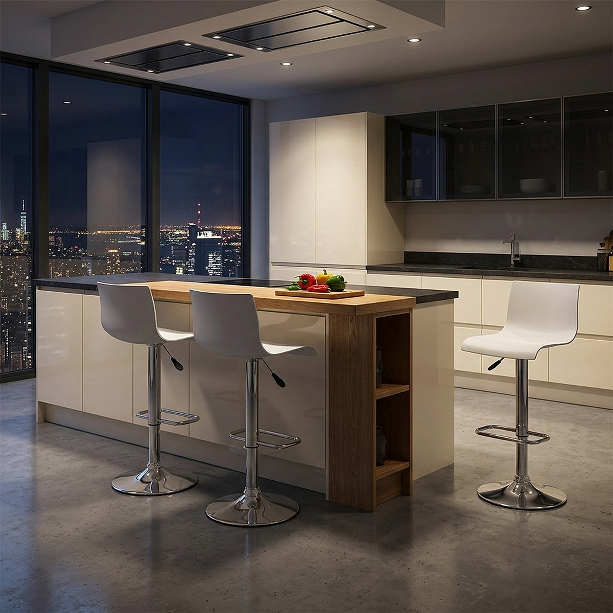 Serena Bar Stool White