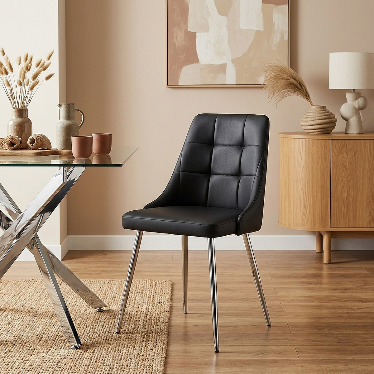 Shanghai Dining Chair Black