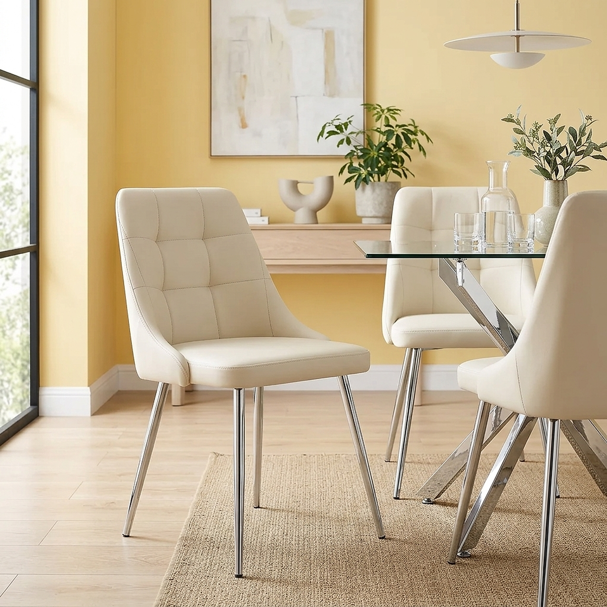 Shanghai Dining Chair Cream