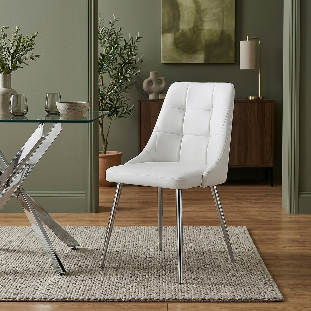 Shanghai Dining Chair White