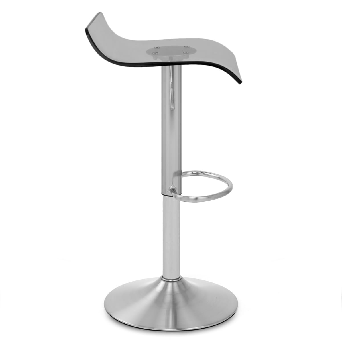 Shimmer Translucent Brushed Stool Smoked