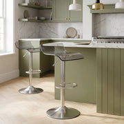 Shimmer Translucent Brushed Stool Smoked