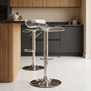 Shimmer Translucent Stool Clear