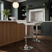 Shimmer Bar Stool White