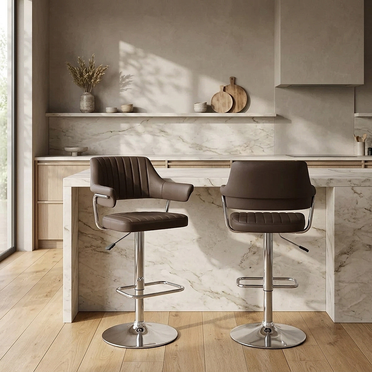 Skyline Bar Chair Brown