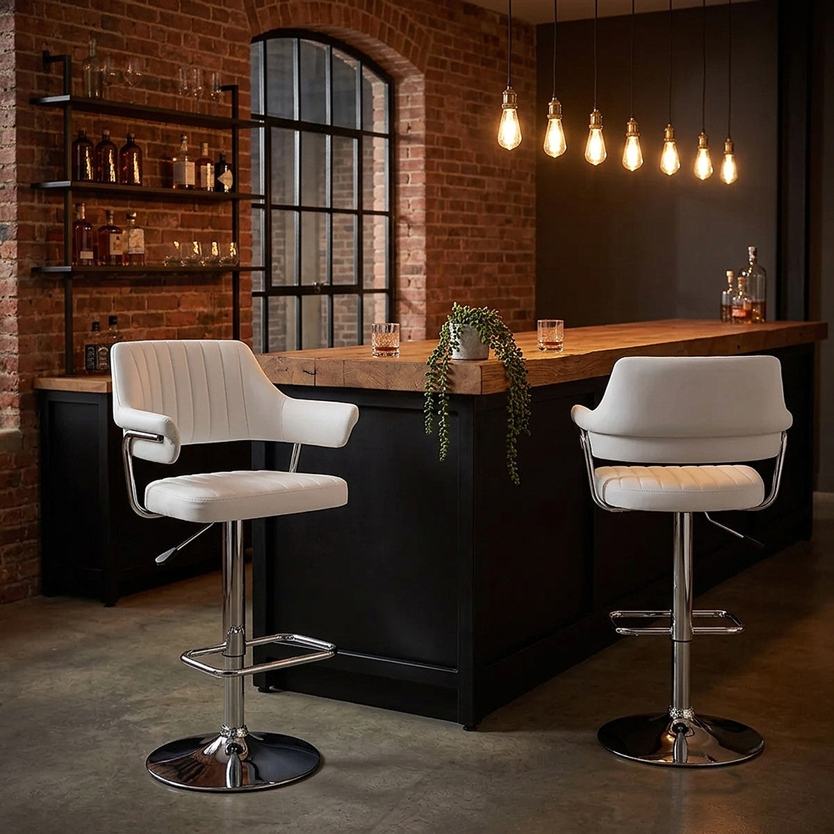 Skyline Bar Chair White