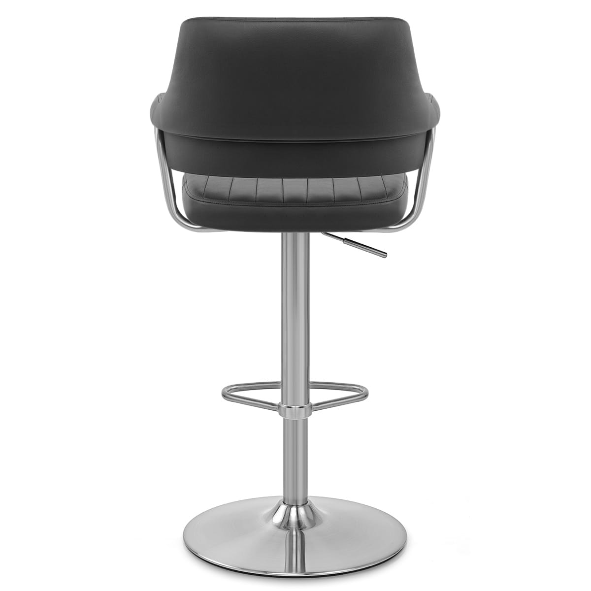 Skyline Brushed Bar Stool Black