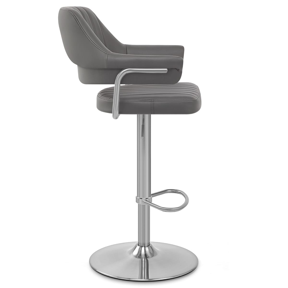 Skyline Brushed Bar Stool Charcoal