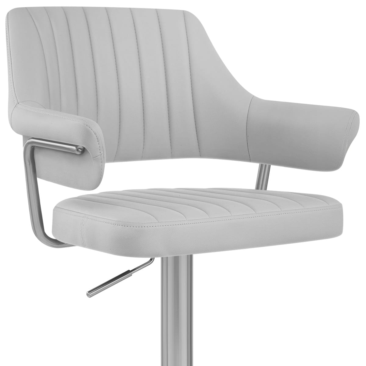 Skyline Brushed Bar Stool Grey