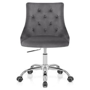 Sofia Office Chair Charcoal Velvet