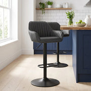 Sol Bar Stool Antique Charcoal