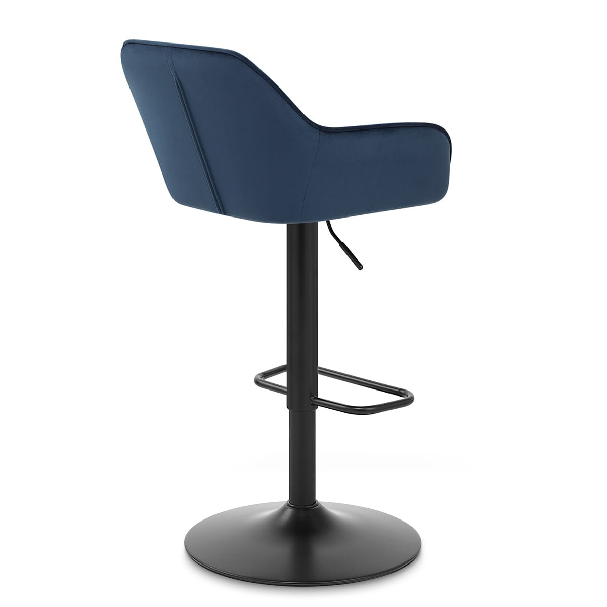Sol Bar Stool Blue Velvet