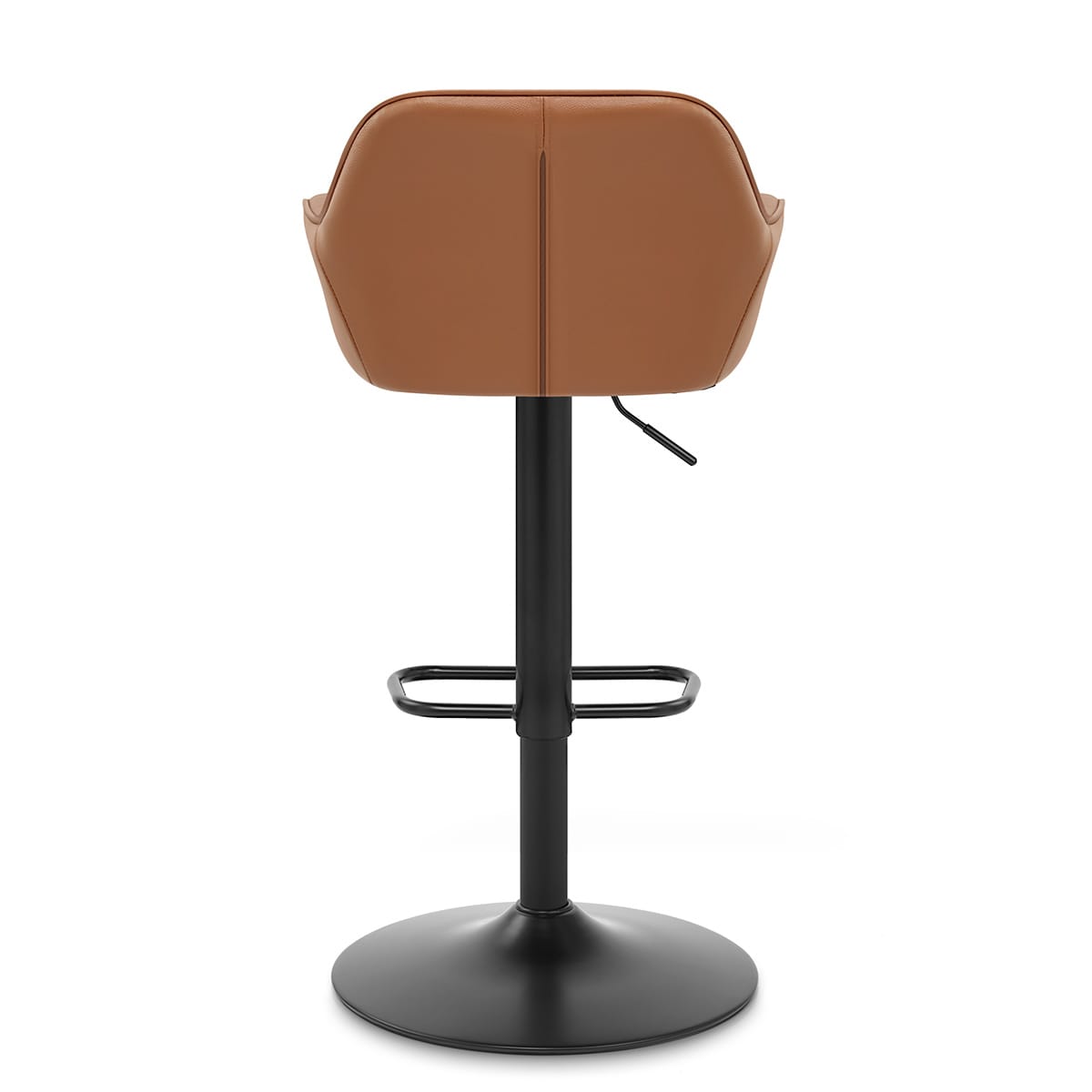 Sol Real Leather Bar Stool Brown
