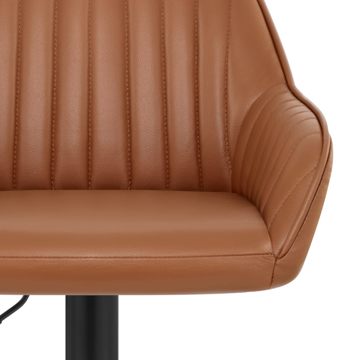 Sol Real Leather Bar Stool Brown