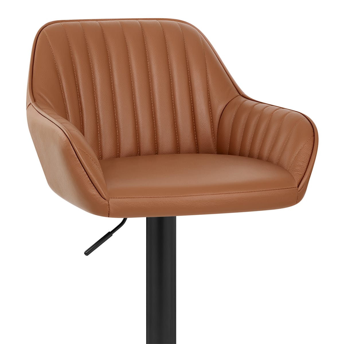 Sol Real Leather Bar Stool Brown