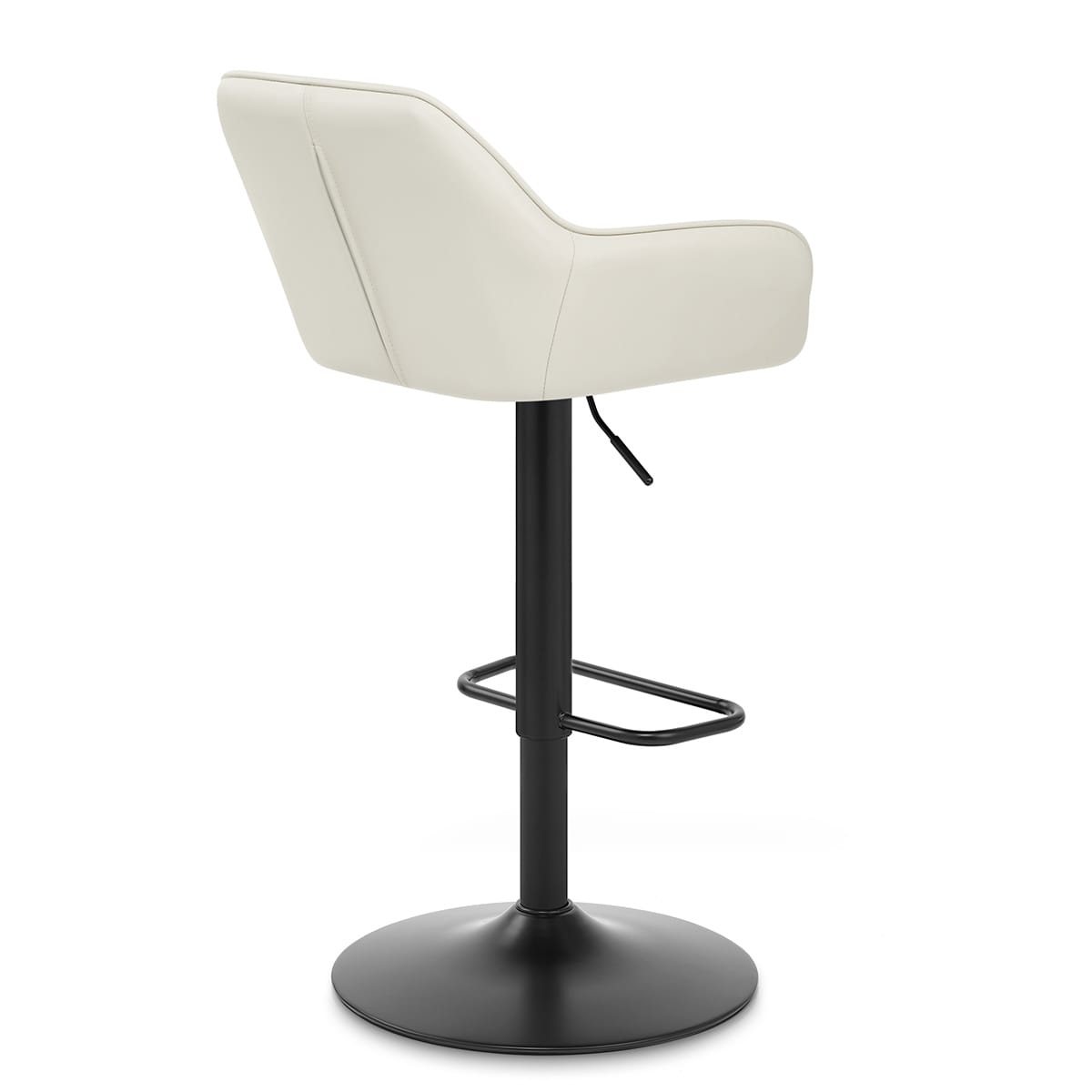 Sol Real Leather Bar Stool Cream