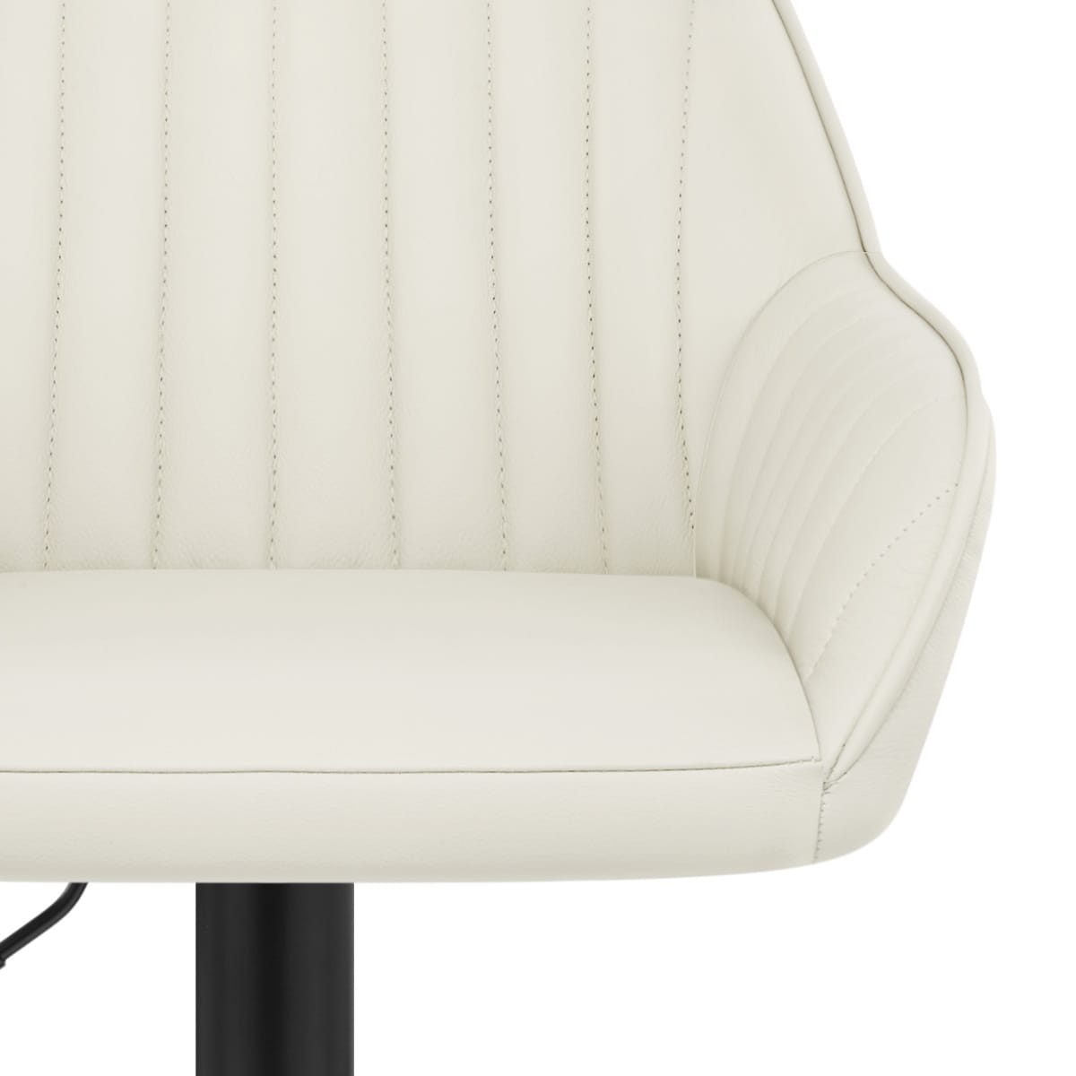 Sol Real Leather Bar Stool Cream