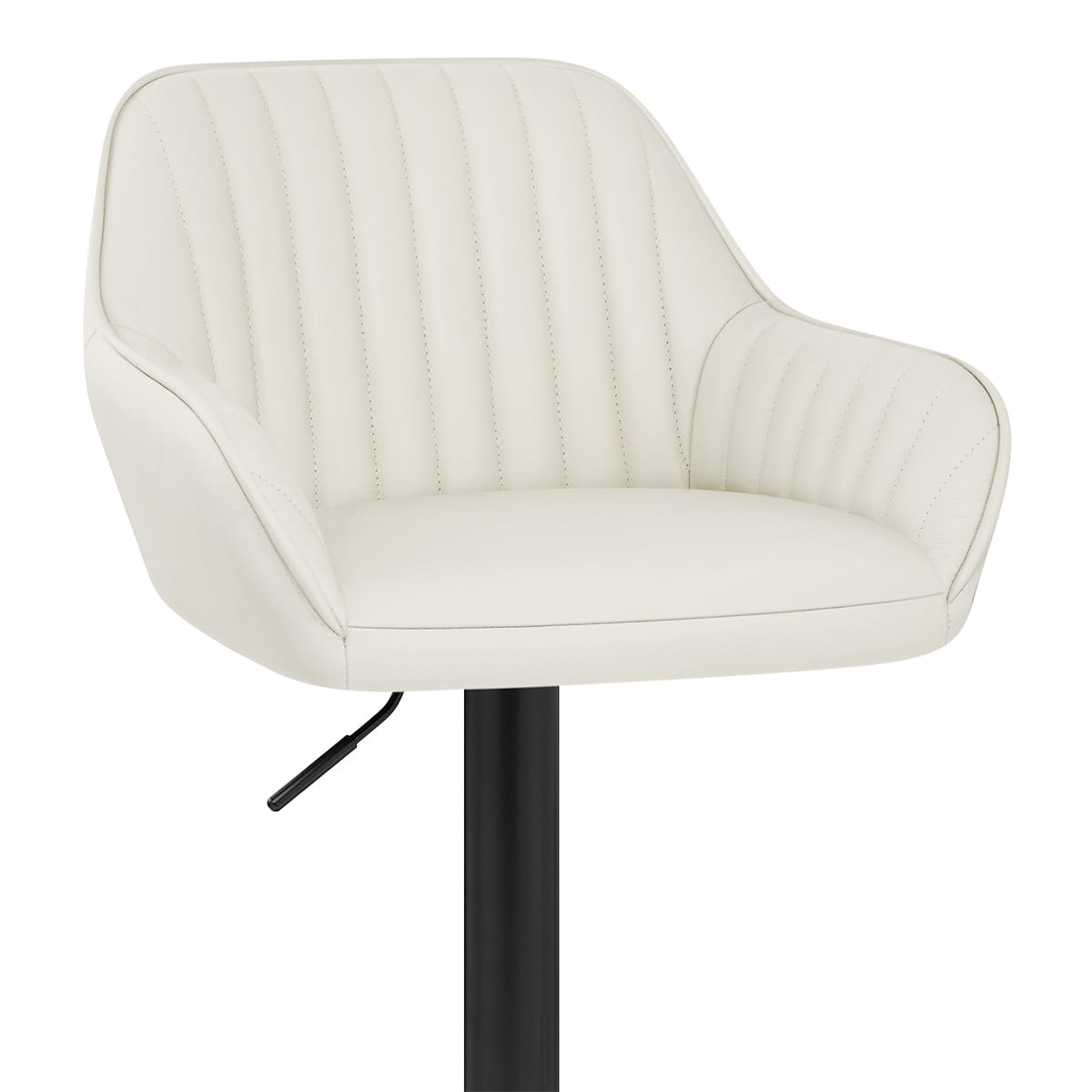 Sol Real Leather Bar Stool Cream