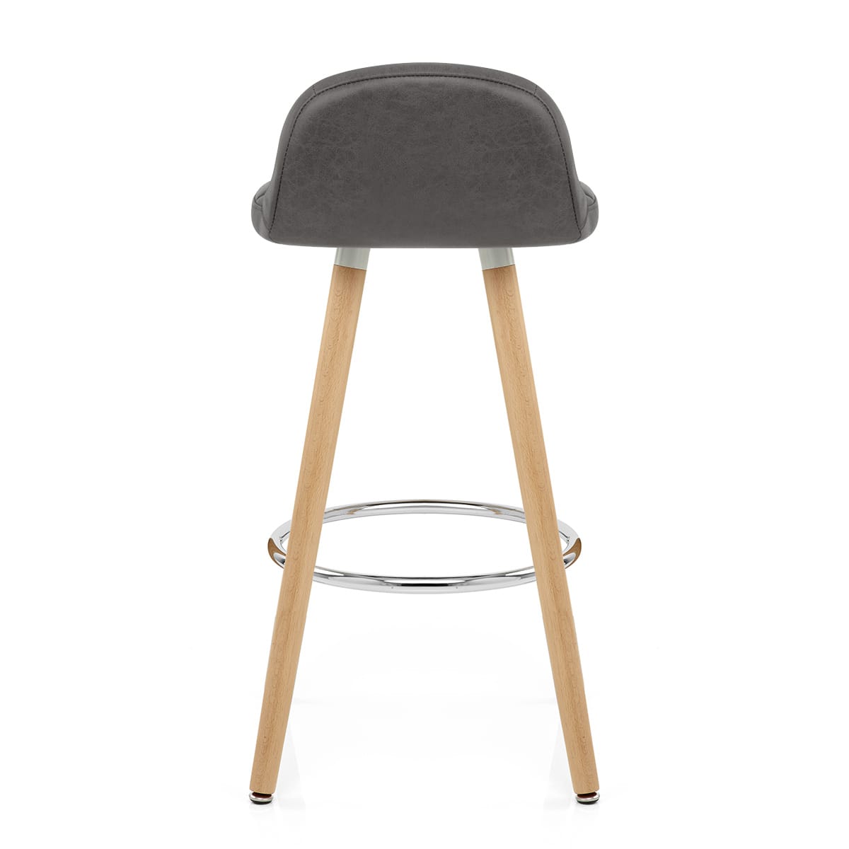 Sole Wooden Stool Grey