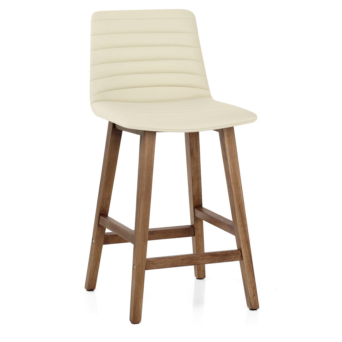 Spritz Wooden Stool Cream