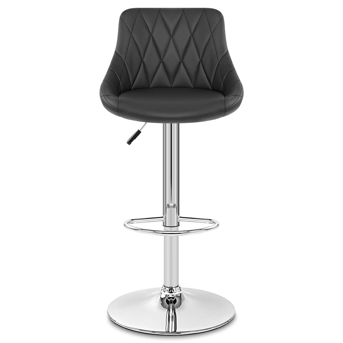 Stitch Bar Stool Black