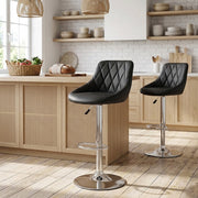 Stitch Bar Stool Black
