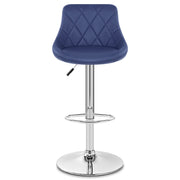 Stitch Bar Stool Blue