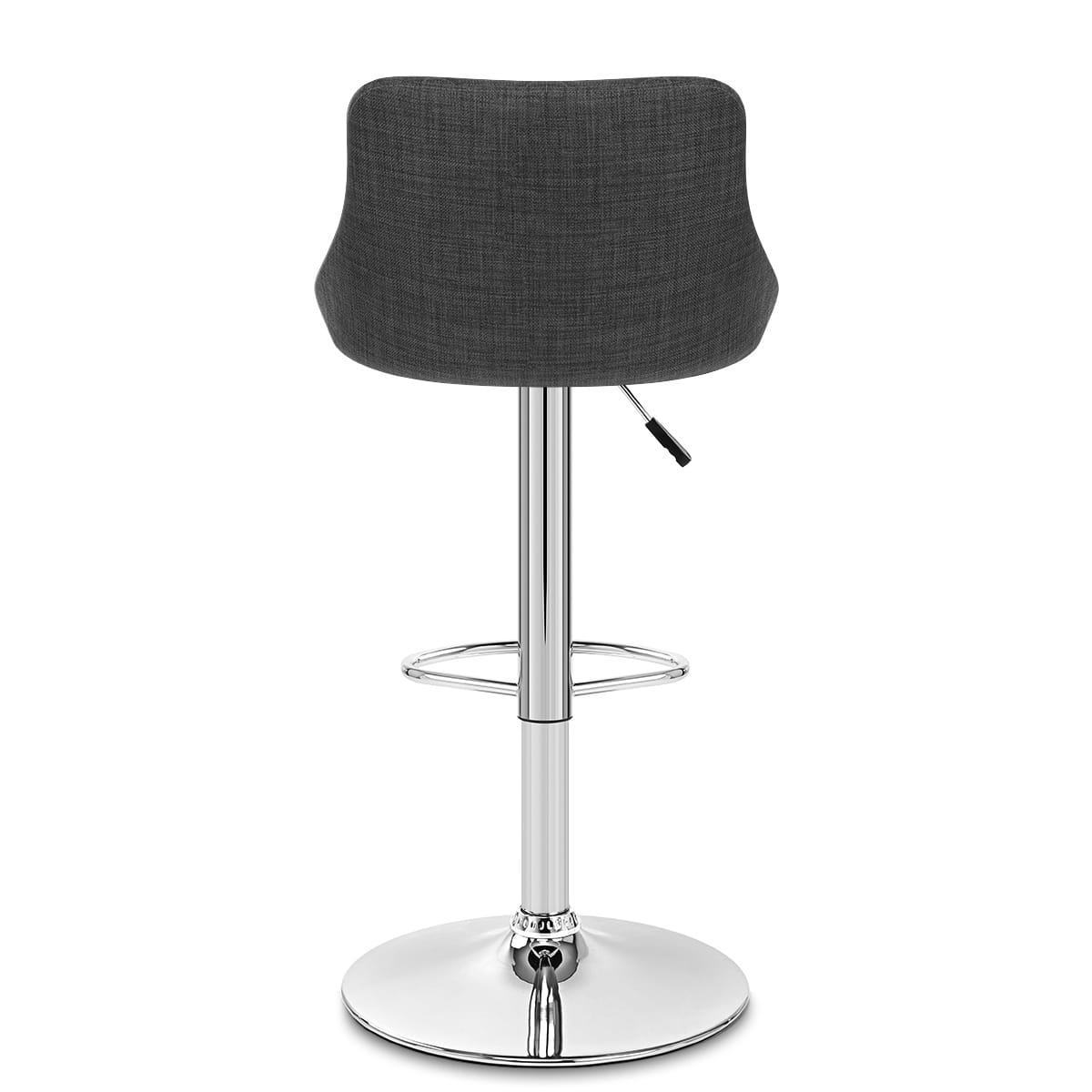 Stitch Bar Stool Charcoal Fabric