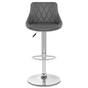 Stitch Bar Stool Grey