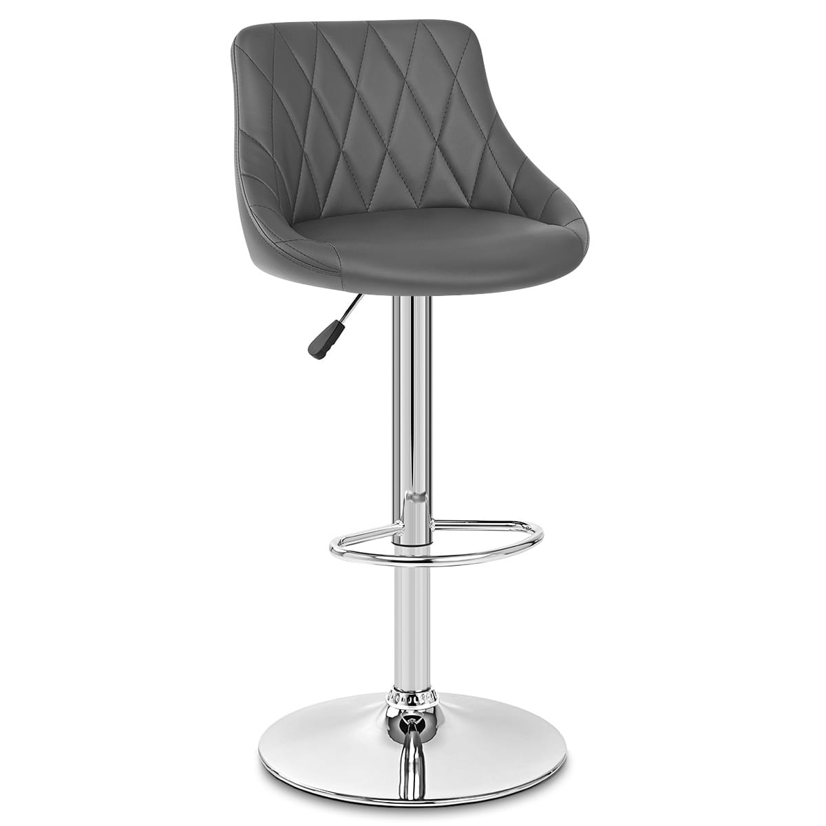Stitch Bar Stool Grey