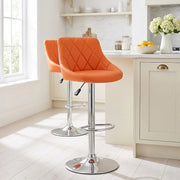 Stitch Bar Stool Orange