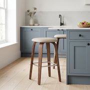 Stockholm Bar Stool Beige