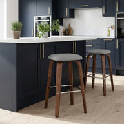Stockholm Bar Stool Grey