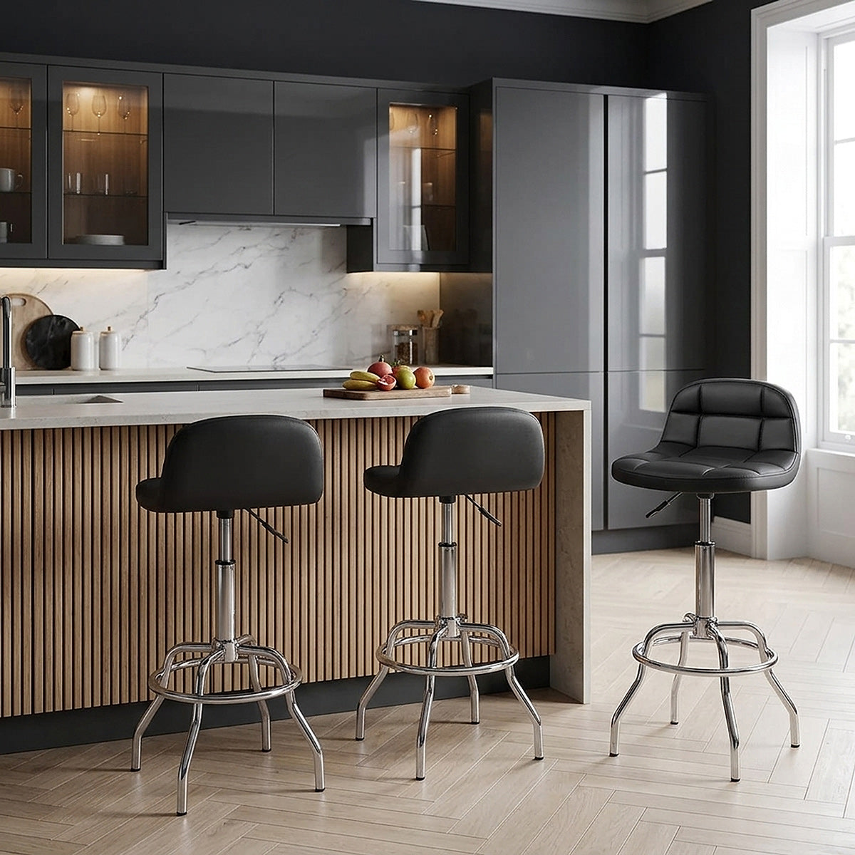 Summit Bar Stool Black