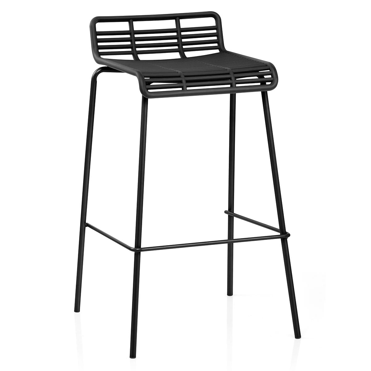 Surf Bar Stool Black