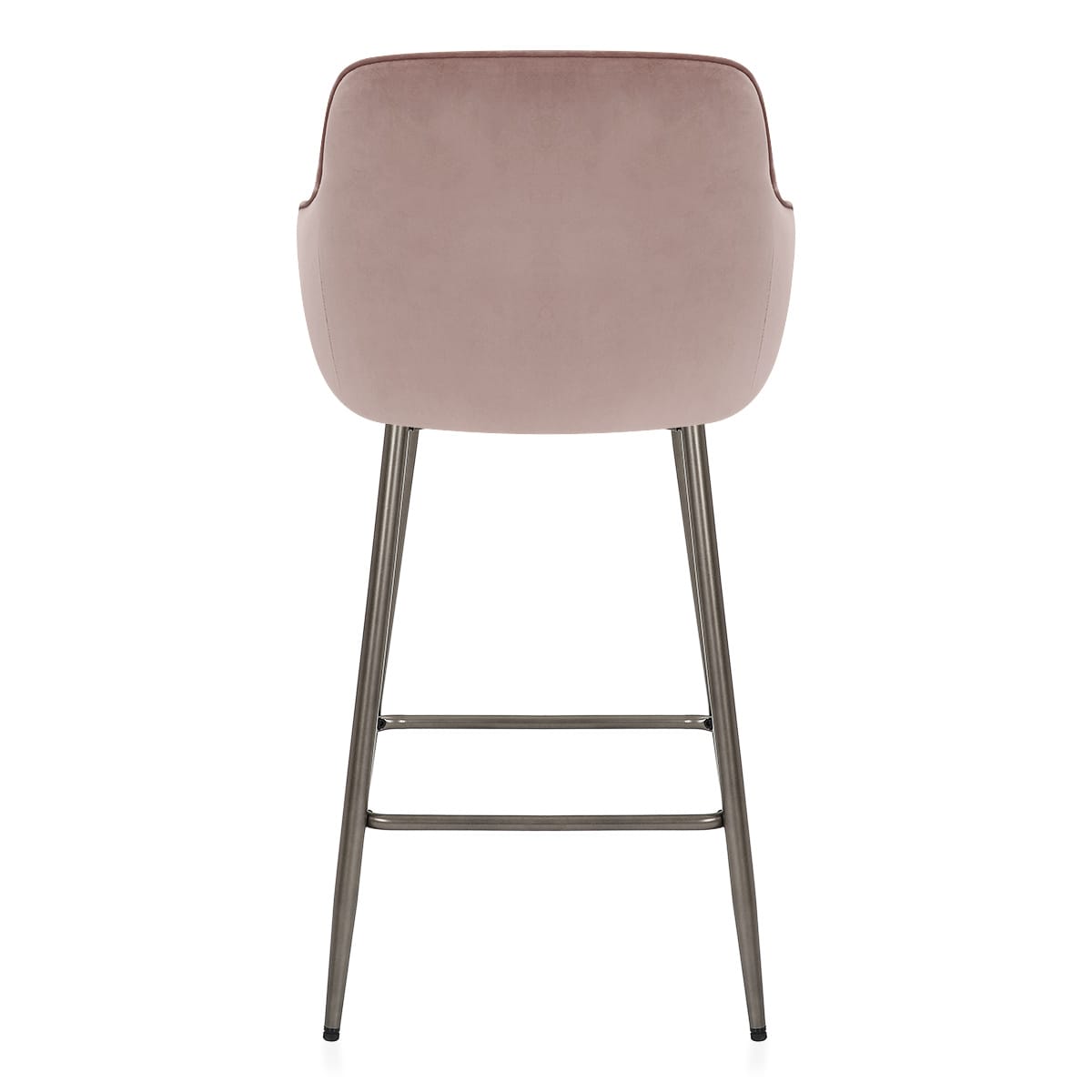 Sydney Bar Stool Pink Velvet