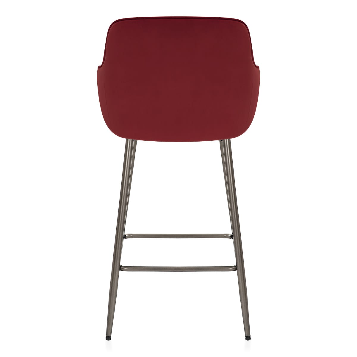 Sydney Bar Stool Red Velvet