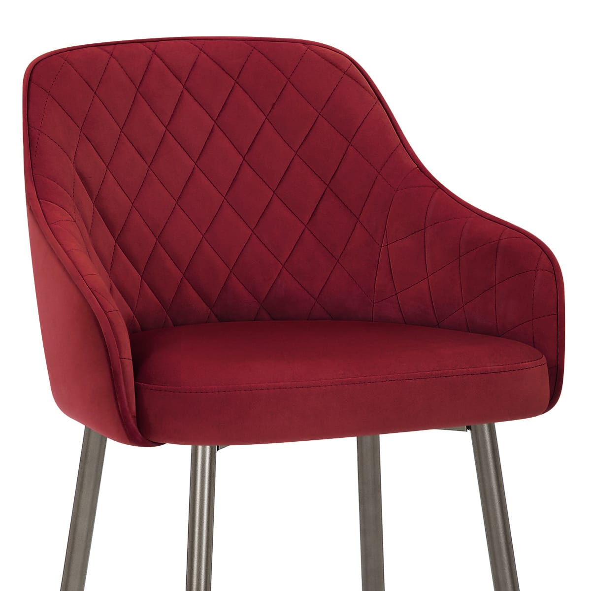 Sydney Bar Stool Red Velvet
