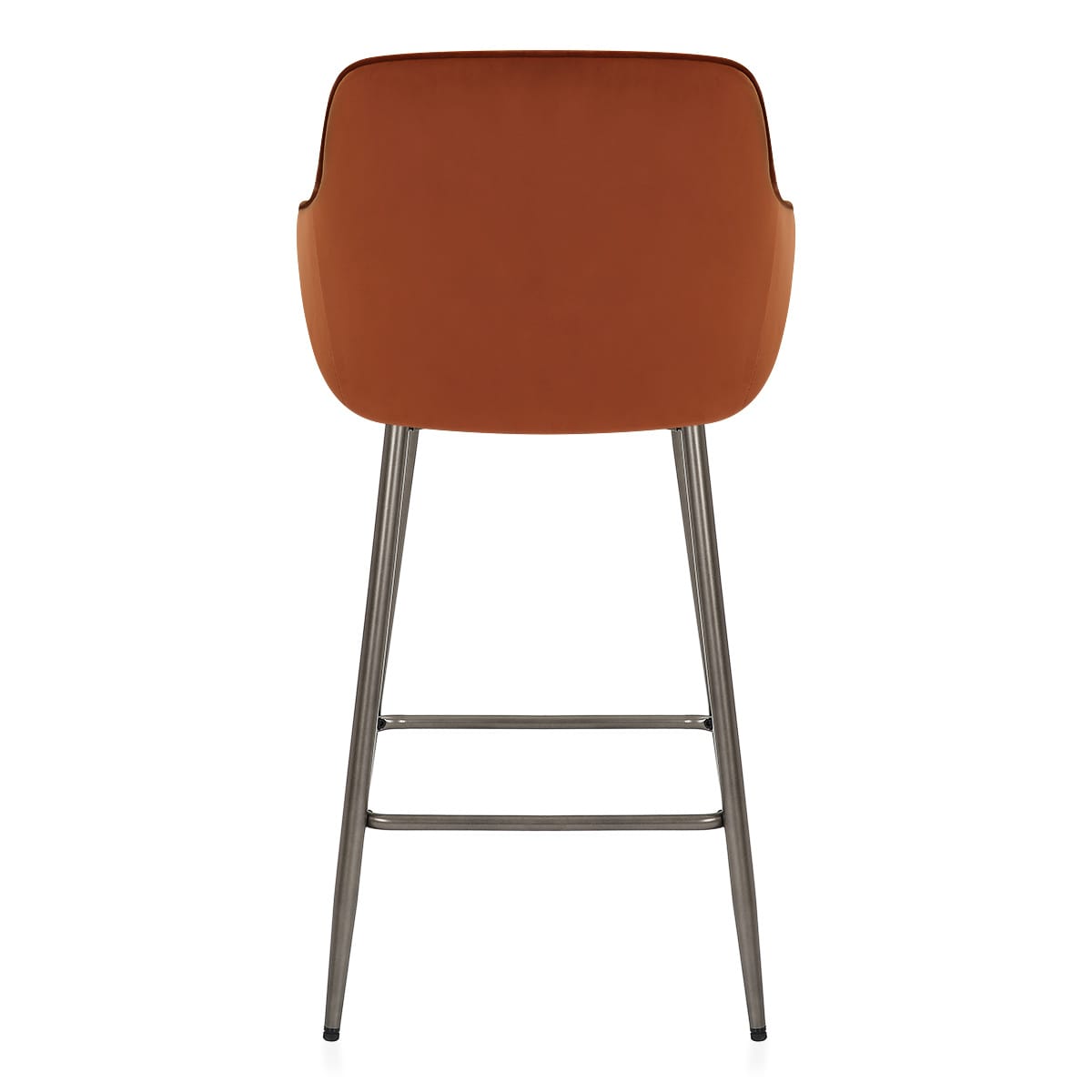 Sydney Bar Stool Rust Velvet