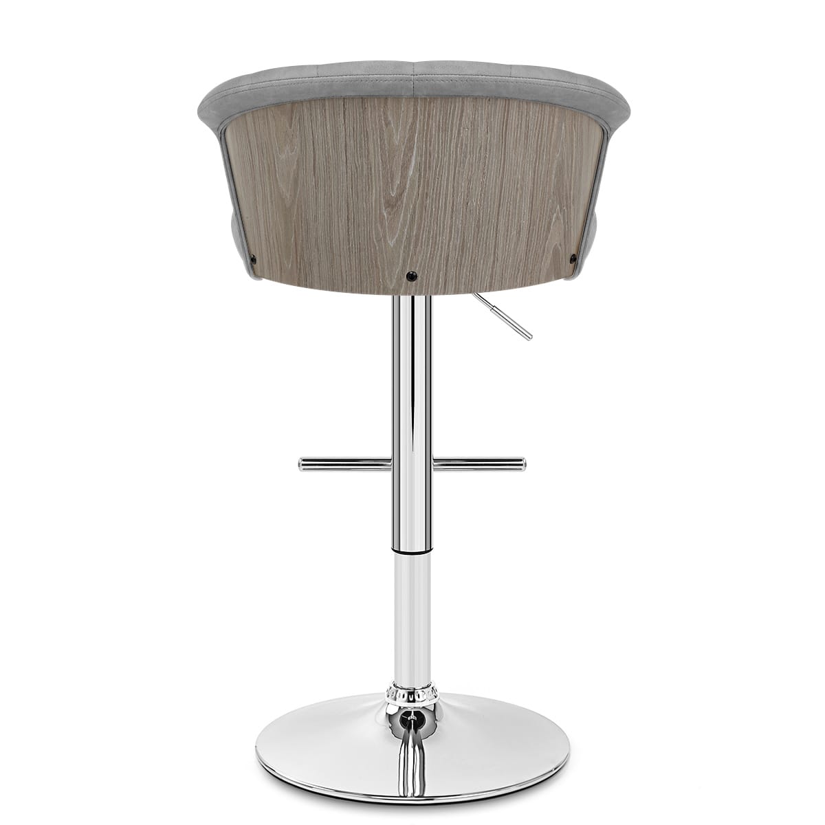 Symphony Bar Stool Antique Grey Leather