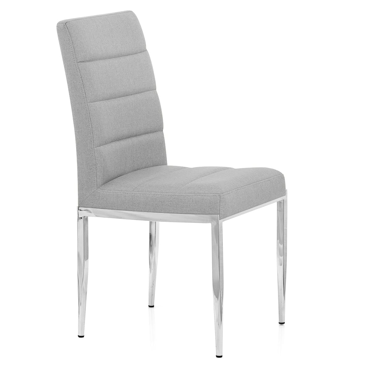 Taurus Dining Chair Light Grey Fabric
