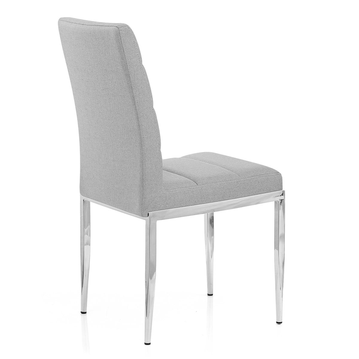 Taurus Dining Chair Light Grey Fabric