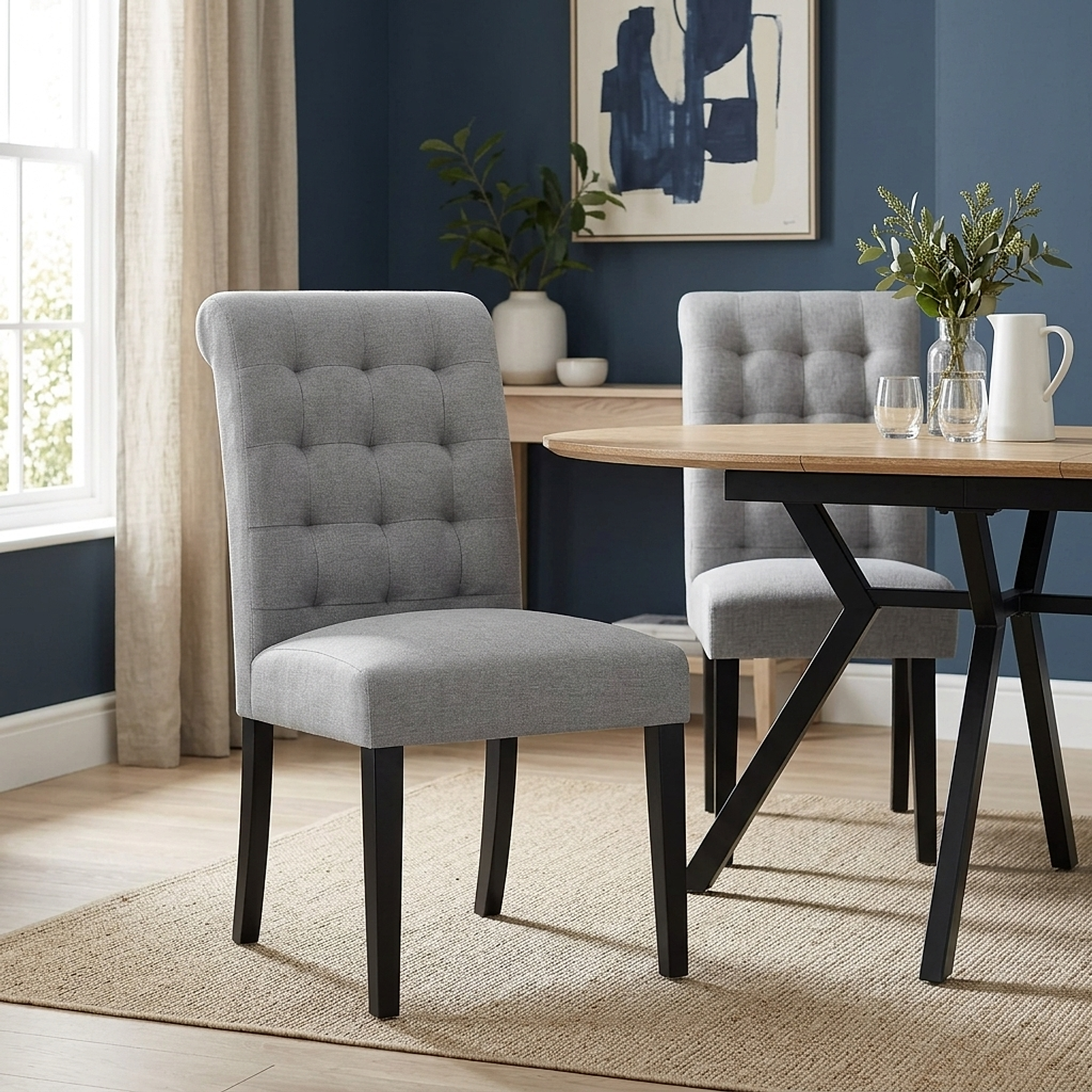 Thornton Dining Chair Light Grey