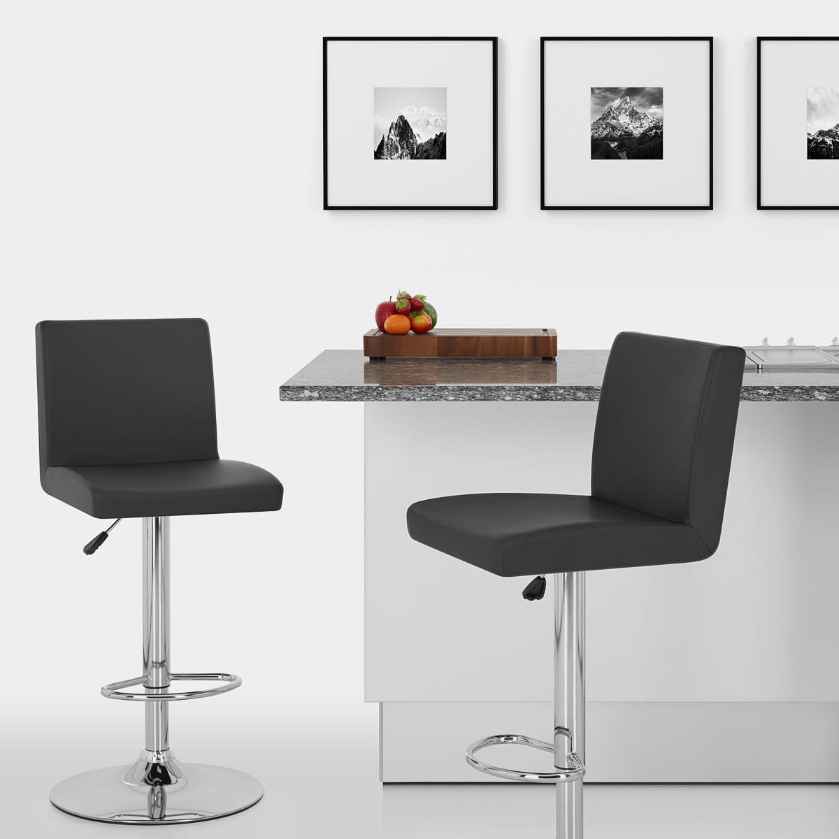 Topaz Bar Stool Black